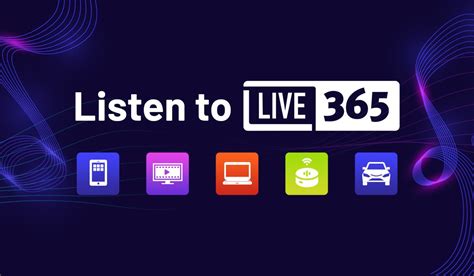 Live365 radio - The only streaming solution with licensing coverage. By broadcasting with Live365, your station is covered for transmissions in the United States, Canada, and United Kingdom. As we have for over 20 years, let us handle the necessary complex reporting and legal negotiations while you focus on curating the best content on the internet.